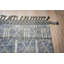8x11 Blue Hand-Knotted Wool Diamond Lattice Stripes Tribal Modern Contemporary Carpet Rug