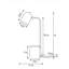 Lampe de table de travail en métal 25 "avec base de rangement intégrée Auerbach-904142625