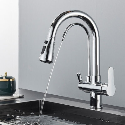 Belfry Kitchen Wilburg Pull Out Kitchen Faucet