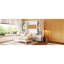 Lit escamotable double pleine grandeur avec placard, tiroirs et tablettes, blanc-1068891017-1068891014