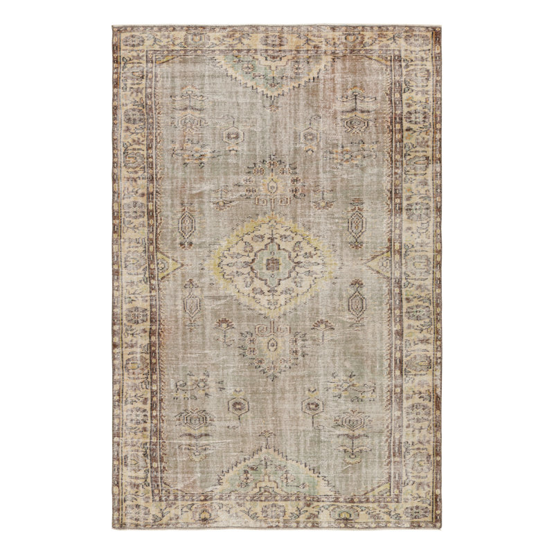 One-of-a-Kind 5'10"X9'1" Hand Knotted Area Rug