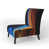 Noir / bleu / rouge sélectionné
