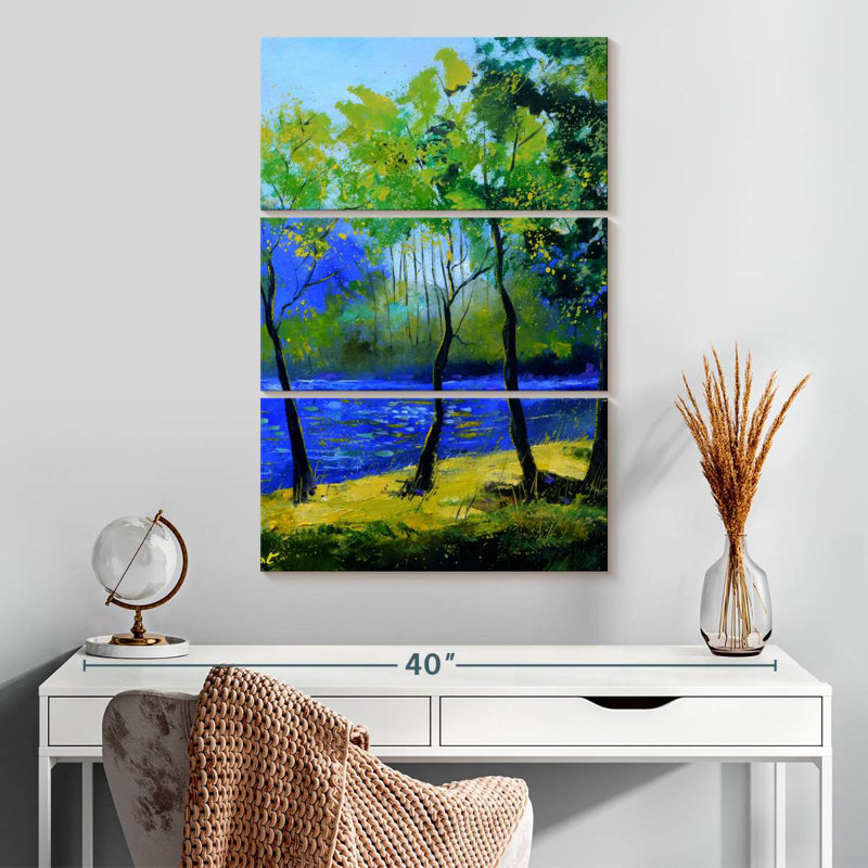 Alvord Mystical Blue River, 32" H x 20" W