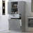 Bathroom Storage Cabinet With Laundry Basket-142701973