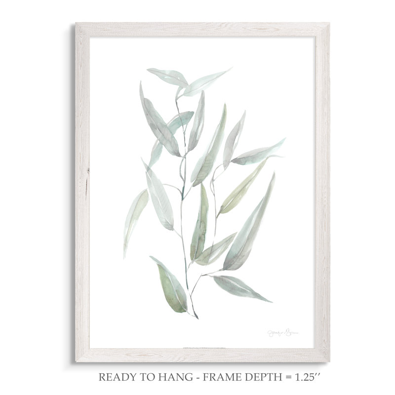 « ethereal eucalyptus i » par paul cezanne-reproduction d’art sur image, H 24 po x l 18 po x P 1,25 po, Cadre de toile blanc