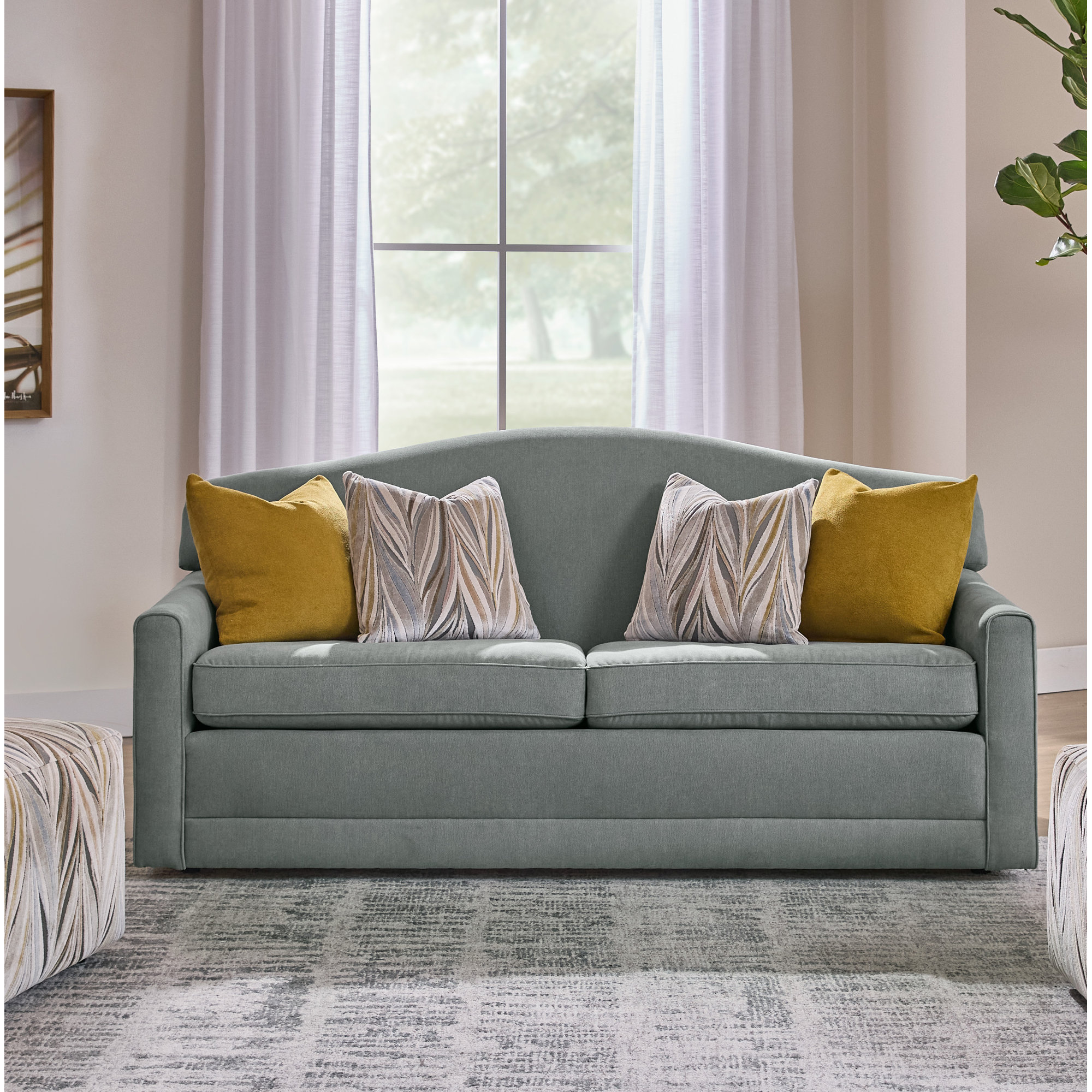 Tillie-2 Seat Sofa, Blue