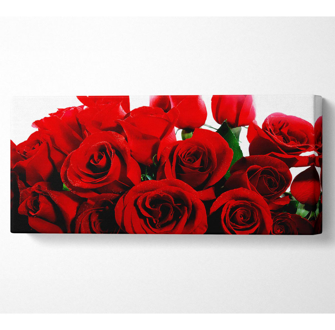 Bouquet of Red Roses - Kunstdrucke auf Segeltuch