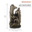Outdoor Floor Fountain with Lights-898823785