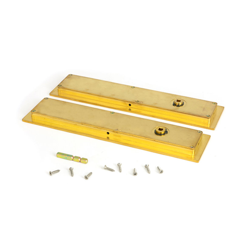 Door accessory, Polished Brass, 25cm H x 6cm W x 1.3cm D