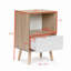 Ensemble de 2 tables de chevet Mid-Century