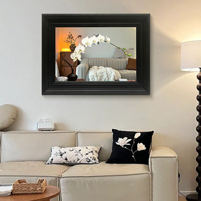 Rectangle Solid wood Wall Mirror