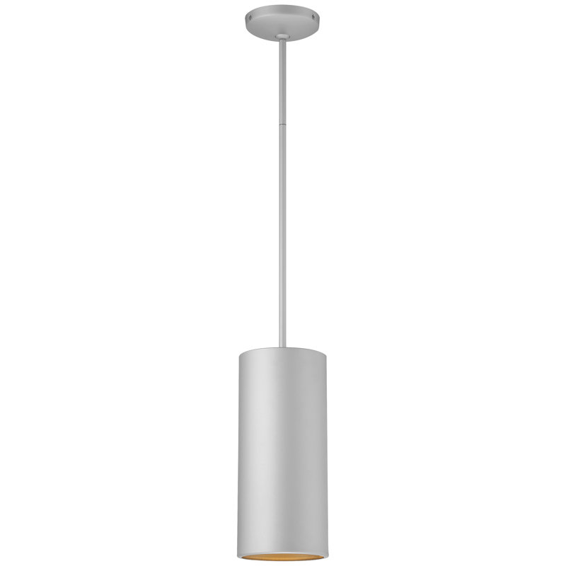 Luminaire suspendu cylindrique 1 lumière, Satin