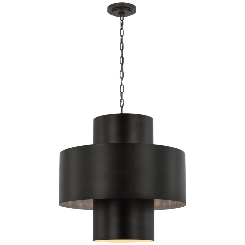 Chalmette 8 - Light Pendant, Aged Iron, Aged Iron, 24" H x 25" W x 25" D