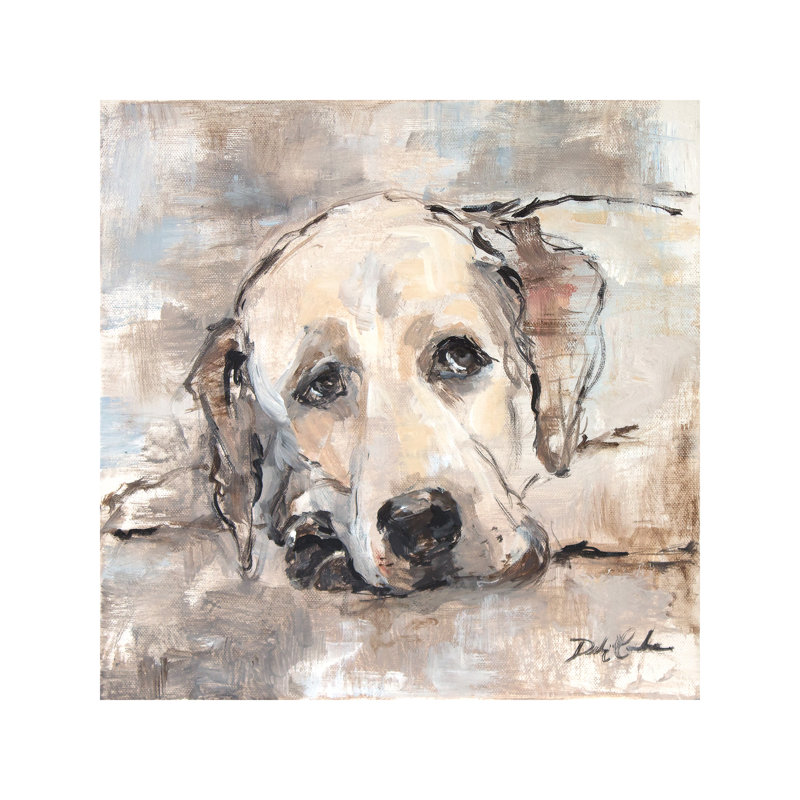 Lazy Daze by Leonid Afremov - Painting on Canvas, 45.72 cm H x 45.72 cm W x 1.91 cm D, No Frame