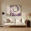 Couronne hawaïenne, art mural en métal beige-1359661088