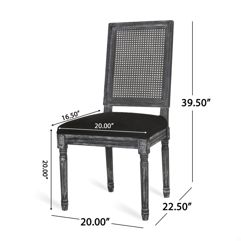 Chaise de salle à manger, Noir