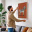 Zebra in Profile Modern - Wrapped Canvas-1568665291-1568665294