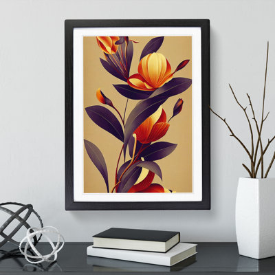 Angelical Flowers - Framed Print