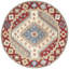 Antiquity Hand-Tufted Wool/Cotton Red/Ivory Area Rug-745565658