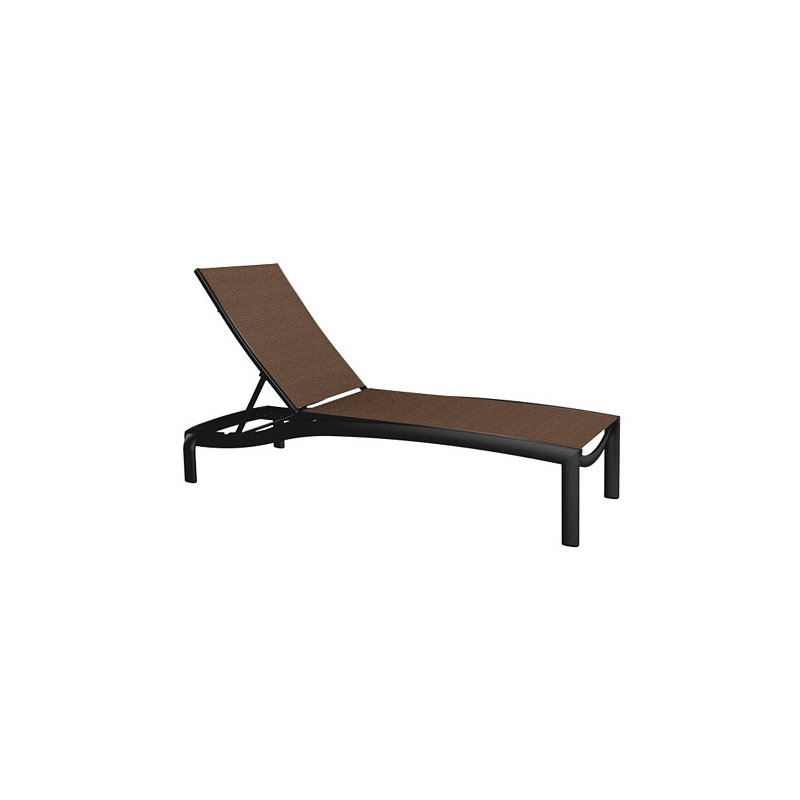 Kor Outdoor Chaise Lounge, Gold Coast, Obsidian