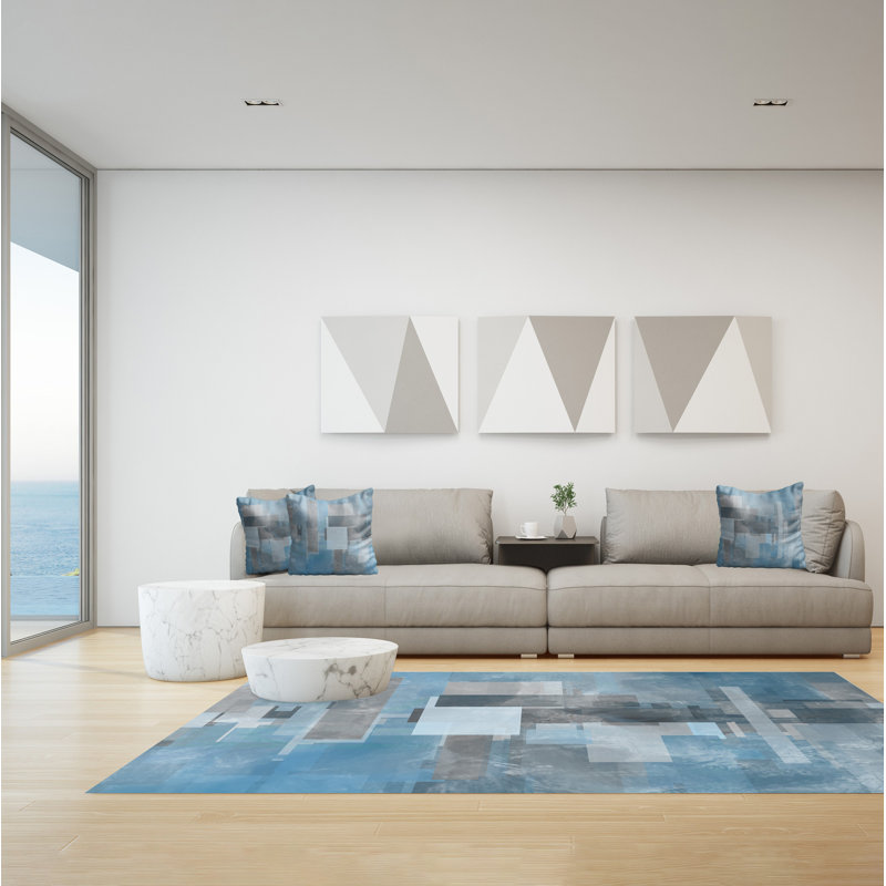 Schonbrunn Geometric Indoor / Outdoor Area Rug, Rectangle 140 x 200cm