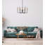 Lustre classique et traditionnel à 6 lumières de style bougie Alphard