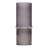 Set of Two Gray Glass Cylinder Table Vases