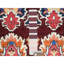Tapis en laine noué à la main à motif géométrique Kazak 2 pi x 3 pi brun foncé