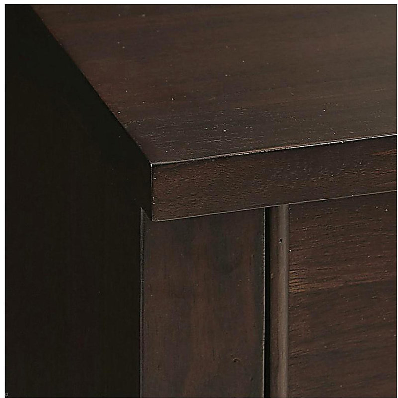 Armoire décorative marocaine à 2 tiroirs, Brun marocain