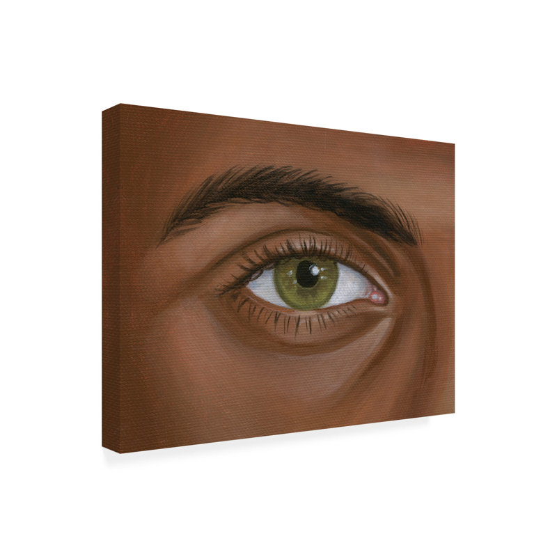 Art mural sur toile tendue - «Lover's Eye III» de Grace Popp pour décoration de salon, de chambre à coucher ou de bureau - 18 x 24
