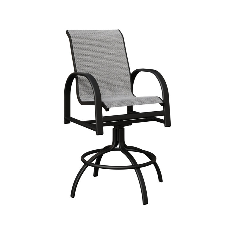 Chaise berçante pivotante Berlin Gardens Murphy Slings, Corbeau Jazzy, Noir mat