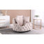 Fauteuil demi-tonneau en velours 36,6 po Keoka-365700109