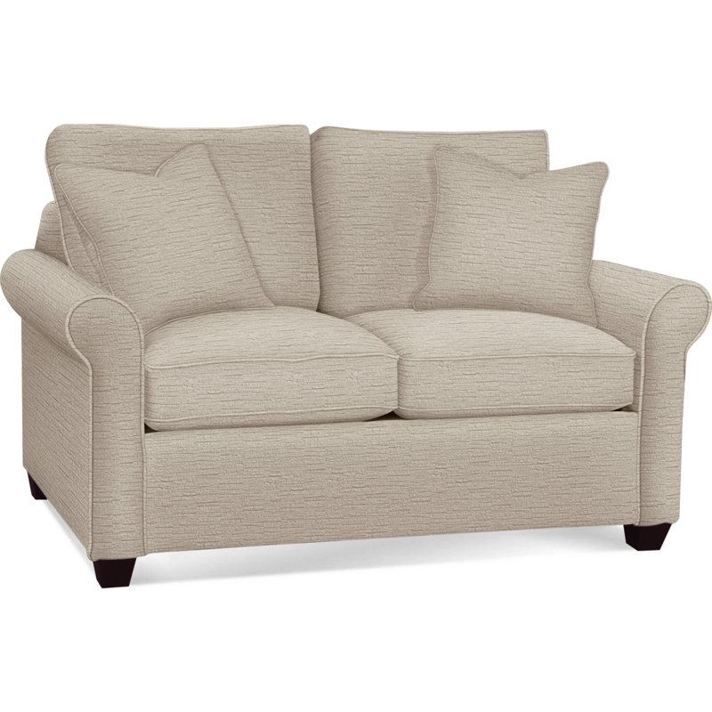 Park Lane Upholstered 73'' Sofa, Air Dream Mattress, Java, Blue Chenille/Velvet Solid; 0809-63