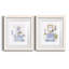 «Sketchy Bath I», ensemble de 2 peintures-130973069-130973107