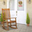 Chaise berçante d'extérieur en bois massif Bello-2001262297