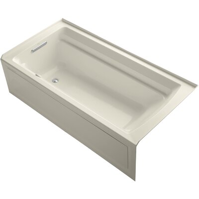 Archer® 72-in X 36-in Integral Apron Heated Bubblemassage Air Bath with Bask Heated Surface and Left-hand Drain -  Kohler, K-1124-GHLAW-47