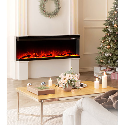 Belfry Heating France Belfry 3-Sided Electric Fireplace Heating 1800W ...