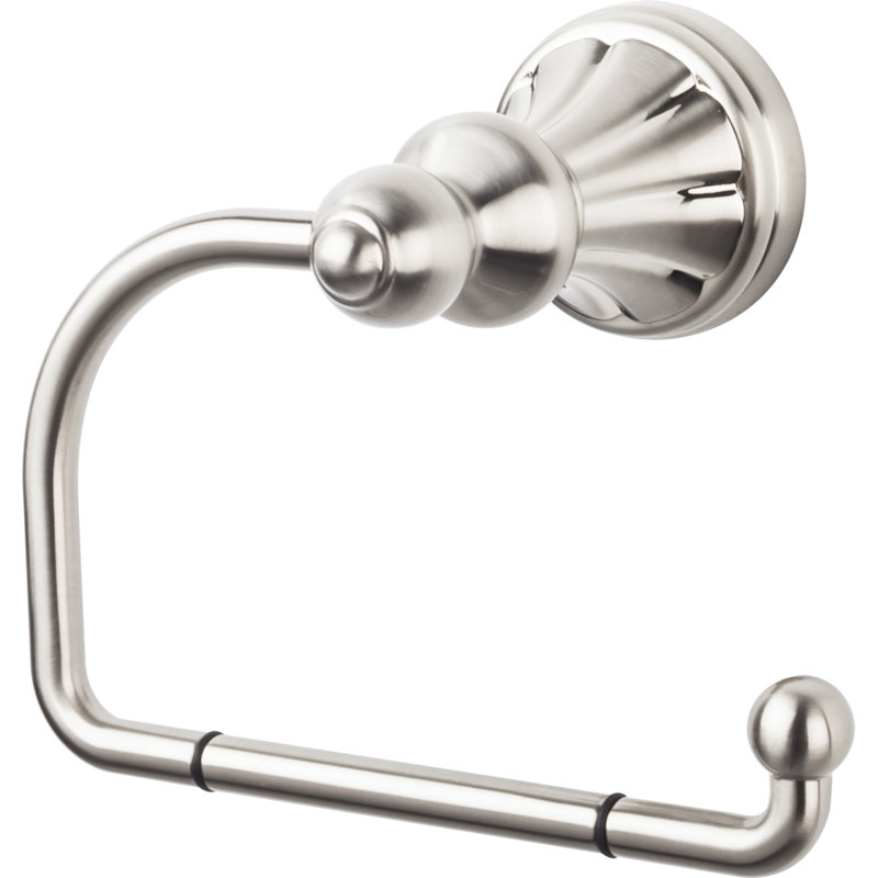 Hudson Bath  Wall Mounted Toilet Paper Holder, Brushed Satin Nickel