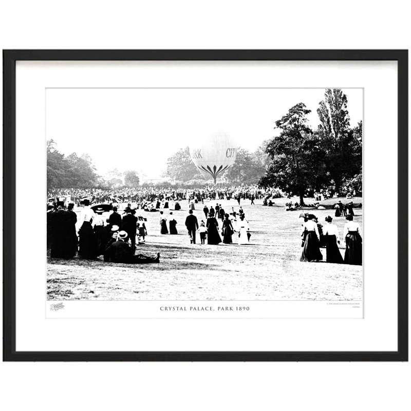 Crystal Palace, Park 1890 by Francis Frith - Single Picture Frame Print, 45cm H x 60cm W x 2.3cm D