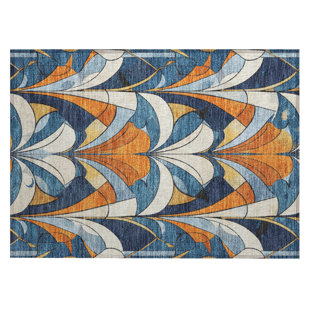Machine Washable Indoor/Outdoor Arline ACN2174 Modern Rug