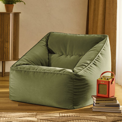 Natalia Velvet Armchair Bean Bag