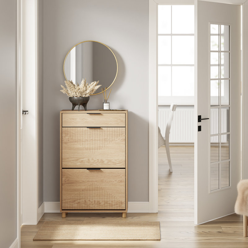8 Pair Flip Down Shoe Storage