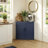 Corner Storage Cabinet, Stackable Corner Shelf for Living Room, Bedroom, Kitchen, Solid Wood Veneer (31" / 36" Options)-252120312-252120197-257501723