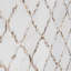 Cassie Chapman Eva 4" Arabesque Polished Marble & Pearl Mosaic Tile