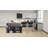 3-Piece Kitchen Island Set With 2 Stools ,Wood Dining Table Set