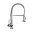 Robinet d'évier de cuisine à poignée simple en acier inoxydable avec bec pivotant sur 360 ° Topcraft-69763890