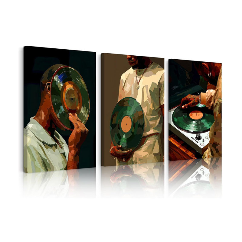 3 Piece Wrapped Canvas Wall Art