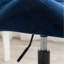 Chaise de bureau pivotante et capitonnée-805871688