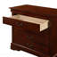 Commode 4 tiroirs, cerise-408671164