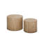 Tables polyvalentes en placage de chêne à densité moyenne, design moderne pour le salon, le bureau et la chambre à coucher